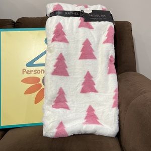 Rachel Zoe Oversized PINK TREE Throw